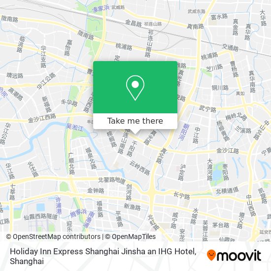 Holiday Inn Express Shanghai Jinsha an IHG Hotel map