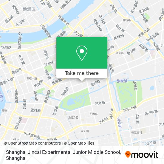 Shanghai Jincai Experimental Junior Middle School map