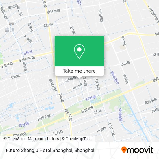 Future Shangju Hotel Shanghai map