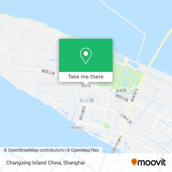 Changxing Island China map