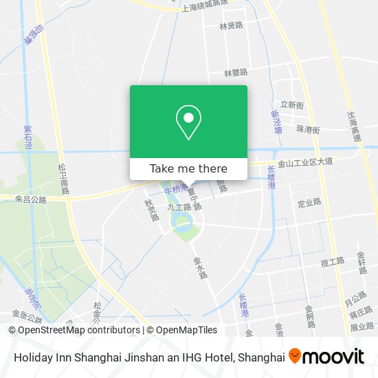 Holiday Inn Shanghai Jinshan an IHG Hotel map