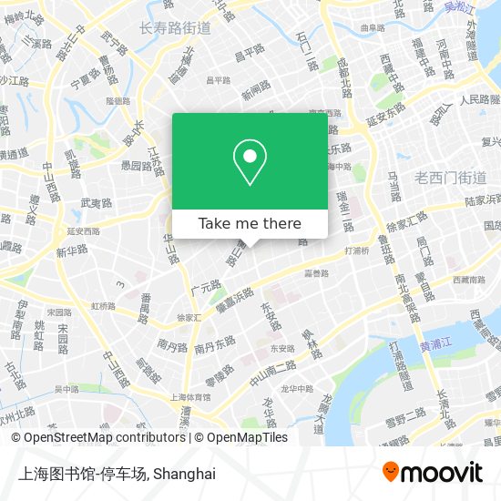 上海图书馆-停车场 map