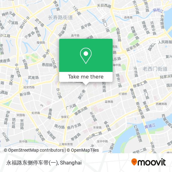 永福路东侧停车带(一) map