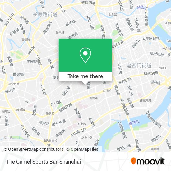 The Camel Sports Bar map