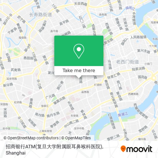 招商银行ATM(复旦大学附属眼耳鼻喉科医院) map