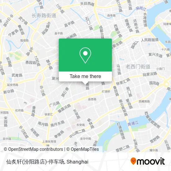 仙炙轩(汾阳路店)-停车场 map