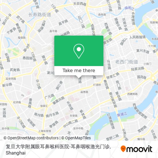 复旦大学附属眼耳鼻喉科医院-耳鼻咽喉激光门诊 map