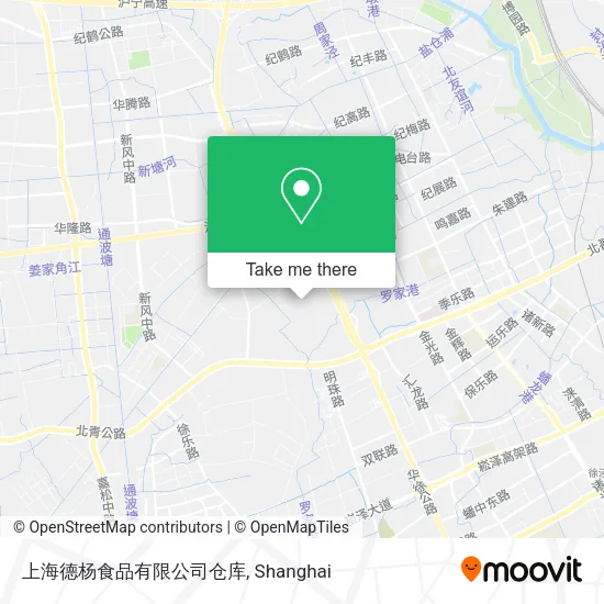 上海德杨食品有限公司仓库 map