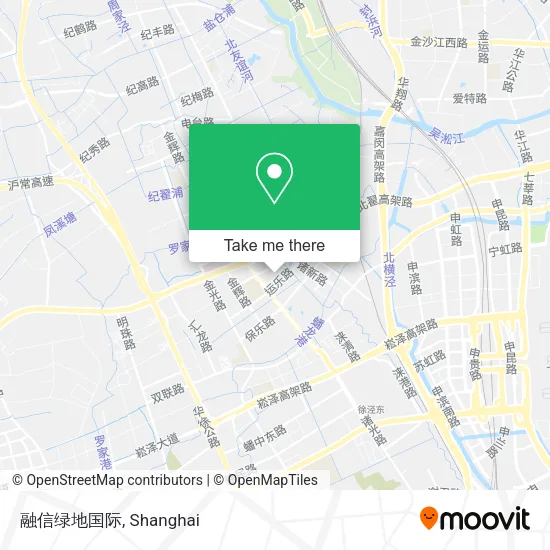 融信绿地国际 map