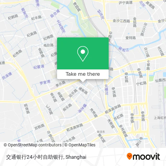 交通银行24小时自助银行 map
