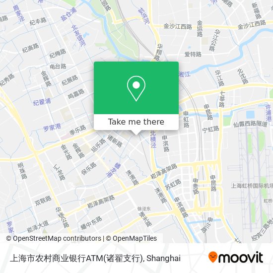 上海市农村商业银行ATM(诸翟支行) map
