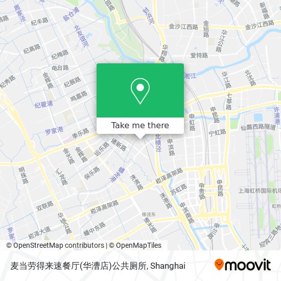 麦当劳得来速餐厅(华漕店)公共厕所 map