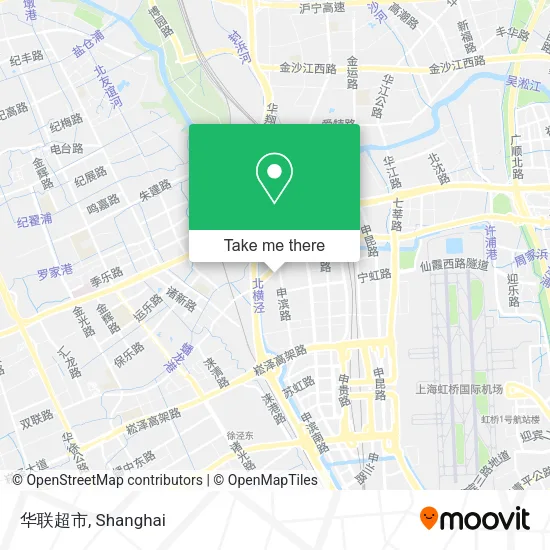 华联超市 map