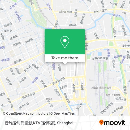 音维爱时尚量贩KTV(爱博店) map