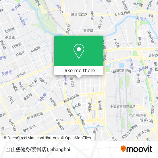 金仕堡健身(爱博店) map