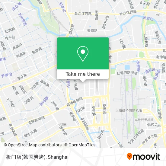 板门店(韩国炭烤) map