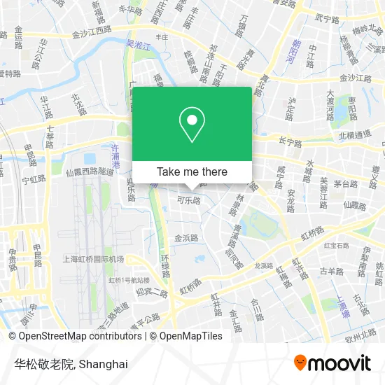 华松敬老院 map