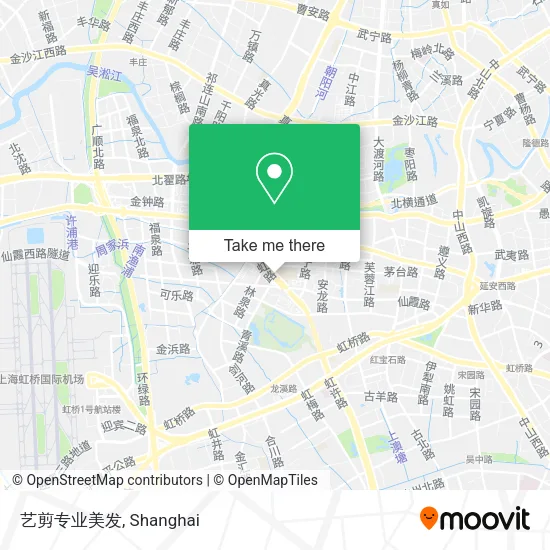 艺剪专业美发 map