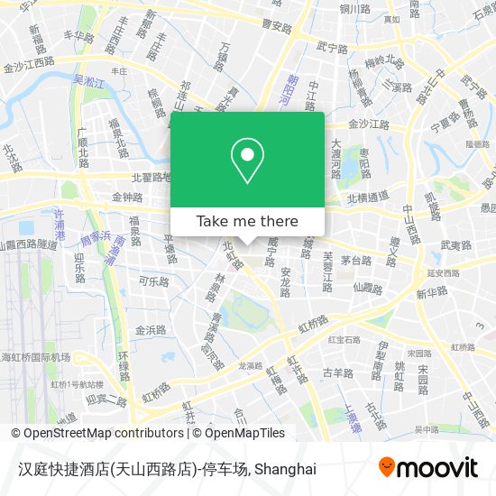 汉庭快捷酒店(天山西路店)-停车场 map