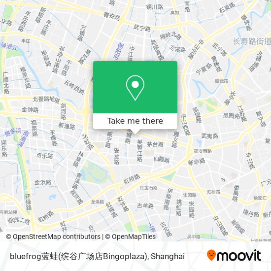 bluefrog蓝蛙(缤谷广场店Bingoplaza) map