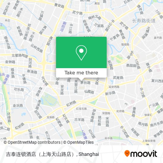 吉泰连锁酒店（上海天山路店） map