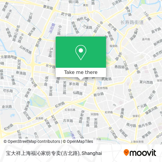 宝大祥上海福沁家纺专卖(古北路) map