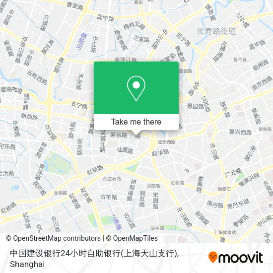 中国建设银行24小时自助银行(上海天山支行) map