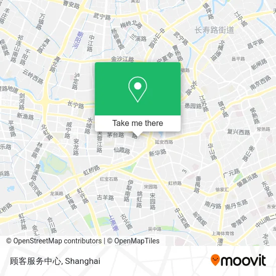 顾客服务中心 map