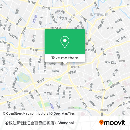 哈根达斯(新汇金百货虹桥店) map