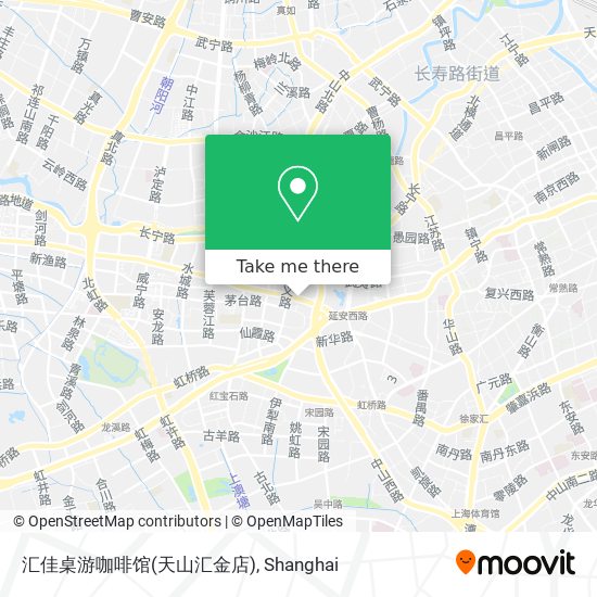 汇佳桌游咖啡馆(天山汇金店) map