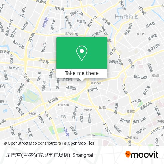 星巴克(百盛优客城市广场店) map