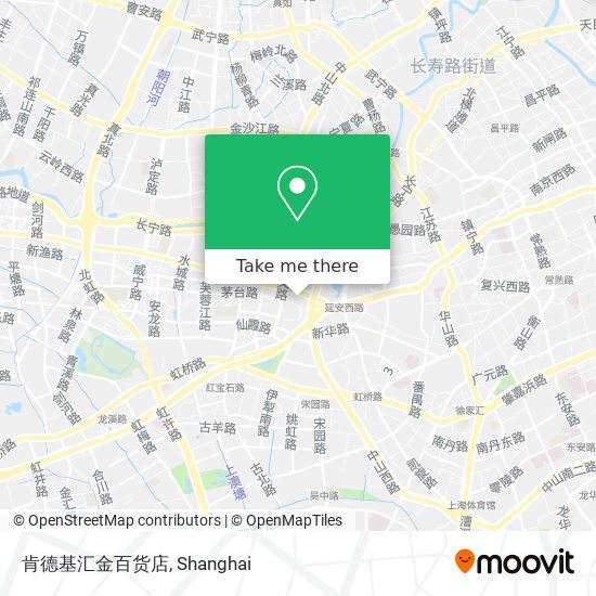 肯德基汇金百货店 map