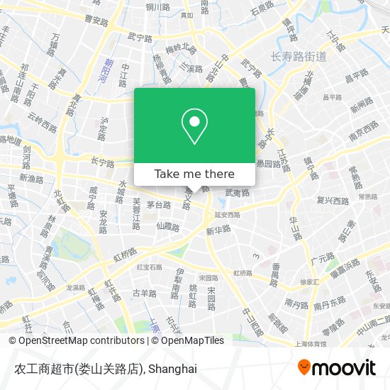 农工商超市(娄山关路店) map