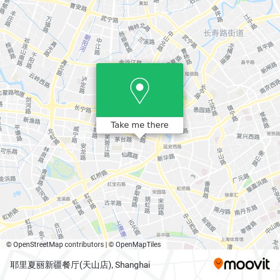 耶里夏丽新疆餐厅(天山店) map