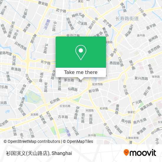 衫国演义(天山路店) map
