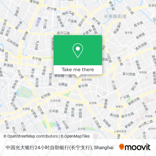 中国光大银行24小时自助银行(长宁支行) map