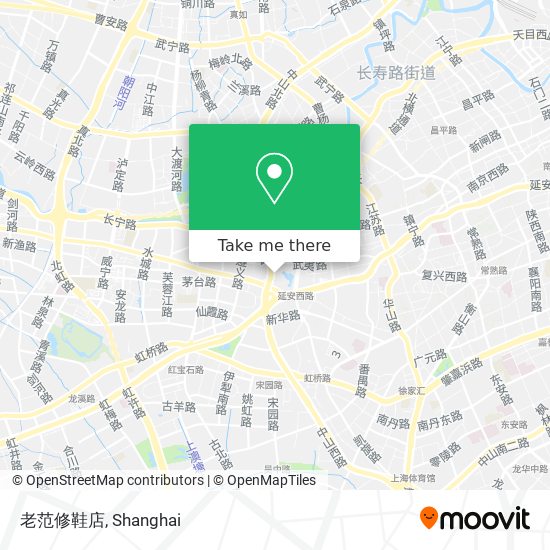 老范修鞋店 map