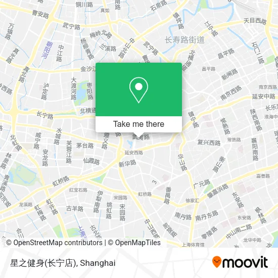 星之健身(长宁店) map