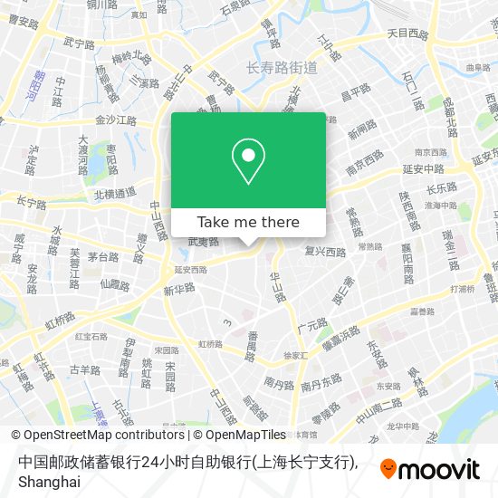 中国邮政储蓄银行24小时自助银行(上海长宁支行) map