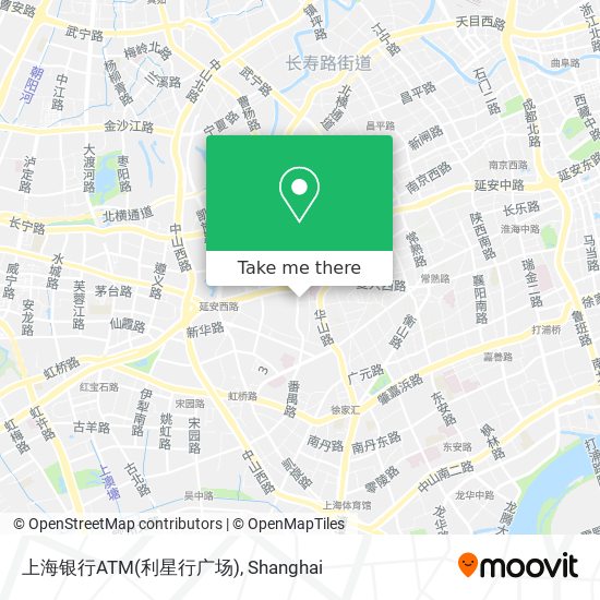 上海银行ATM(利星行广场) map