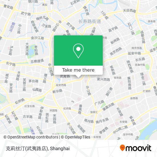 克莉丝汀(武夷路店) map