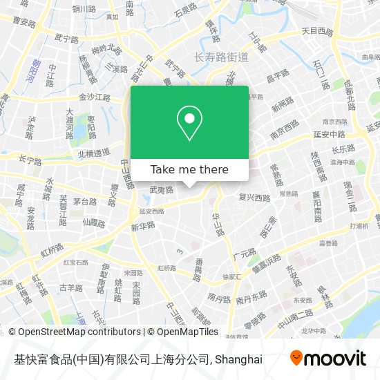 基快富食品(中国)有限公司上海分公司 map