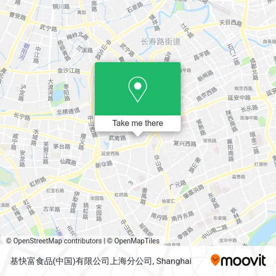 基快富食品(中国)有限公司上海分公司 map