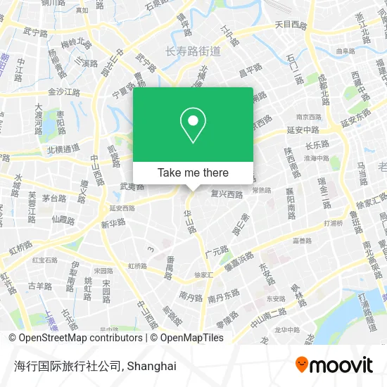 海行国际旅行社公司 map
