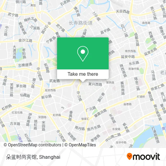 朵蓝时尚宾馆 map