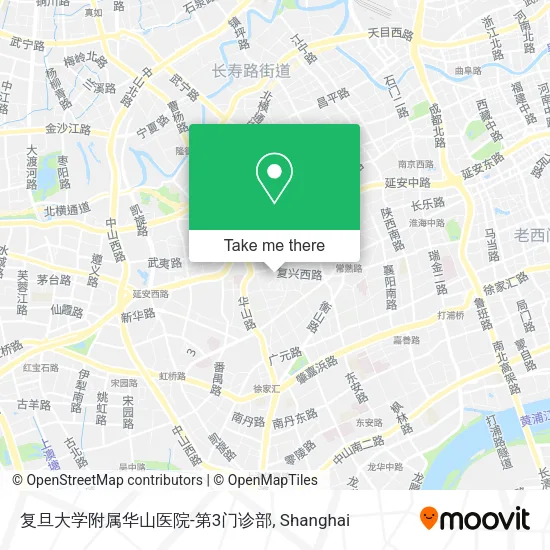 复旦大学附属华山医院-第3门诊部 map