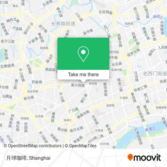 月球咖啡 map