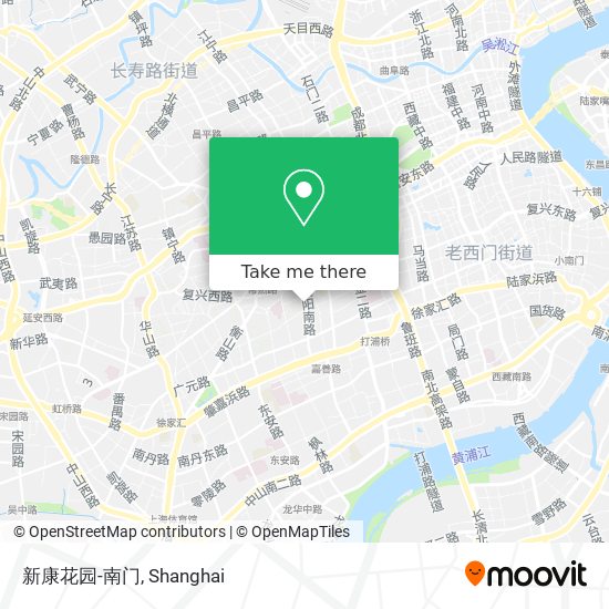 新康花园-南门 map