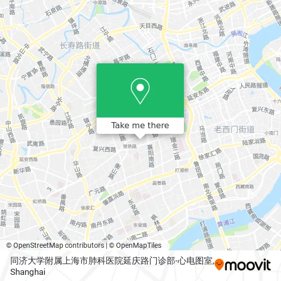 同济大学附属上海市肺科医院延庆路门诊部-心电图室 map