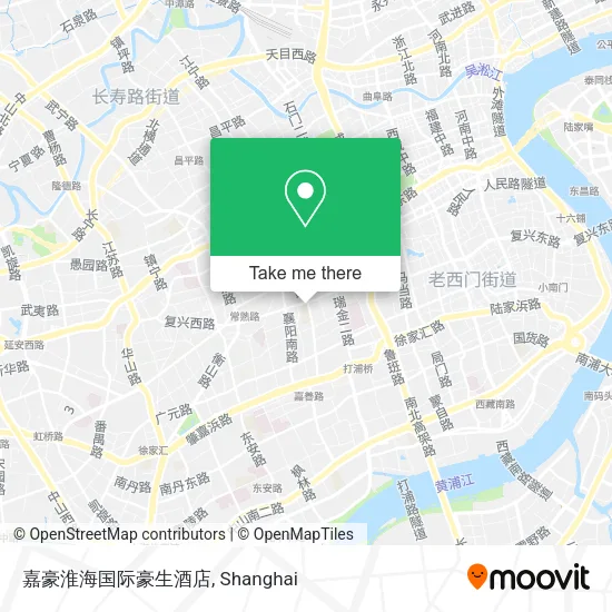 嘉豪淮海国际豪生酒店 map